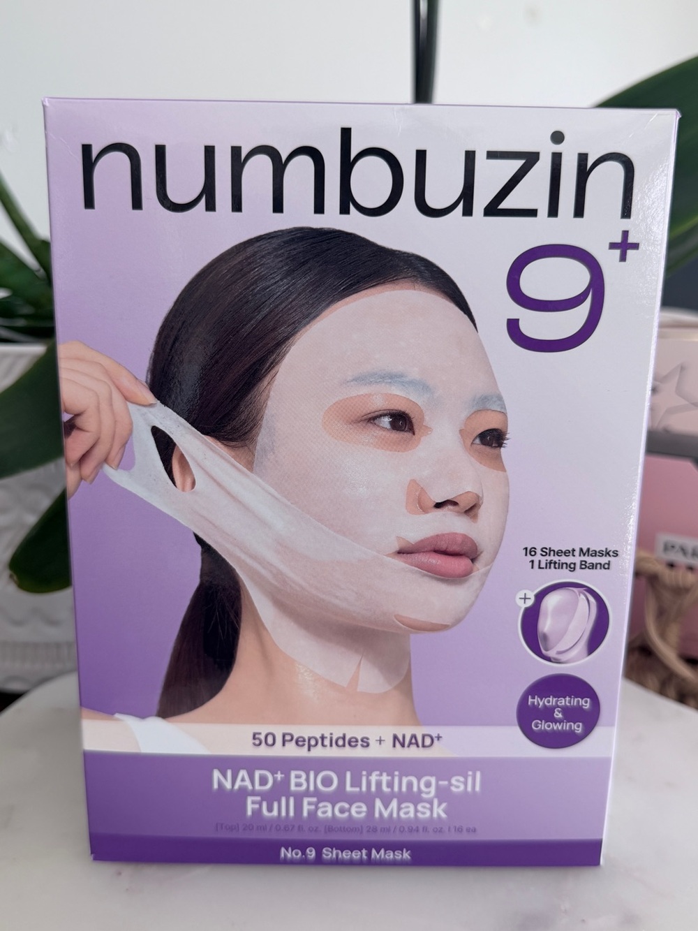 Numbuzin 9+ NAD+ BIO Lifting-sil Full Face Mask —